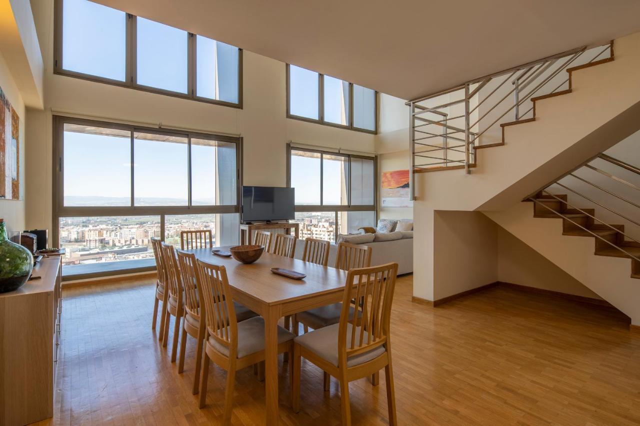 Atico Top Granada, Penthouse, 18-19Th Floor, City Centre, Views, Terrace, Free Parking Esterno foto
