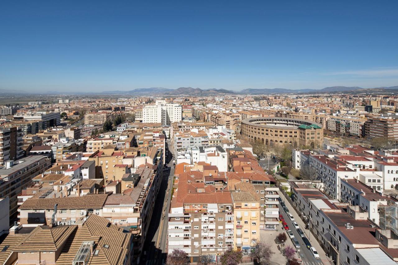 Atico Top Granada, Penthouse, 18-19Th Floor, City Centre, Views, Terrace, Free Parking Esterno foto