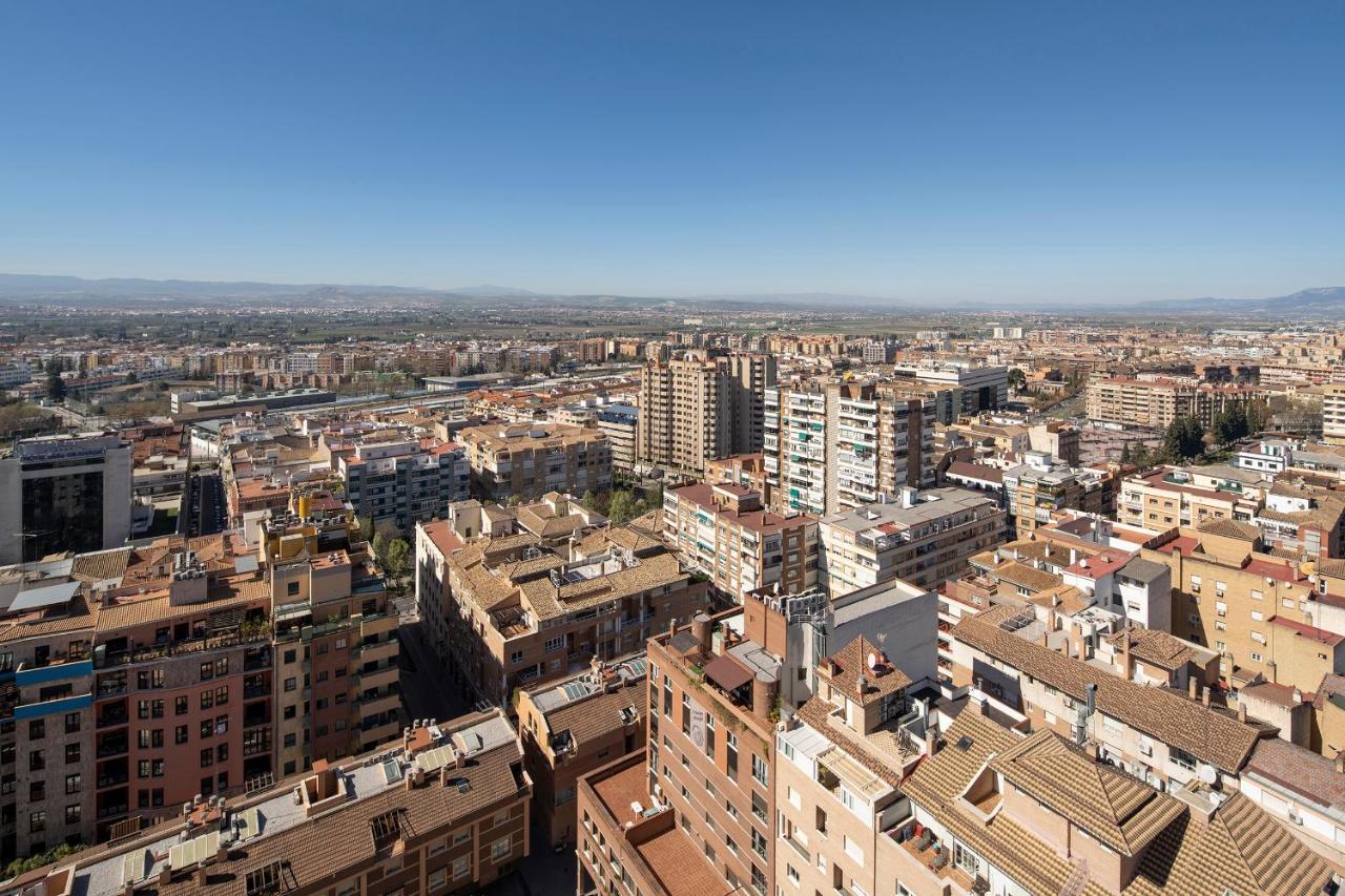 Atico Top Granada, Penthouse, 18-19Th Floor, City Centre, Views, Terrace, Free Parking Esterno foto