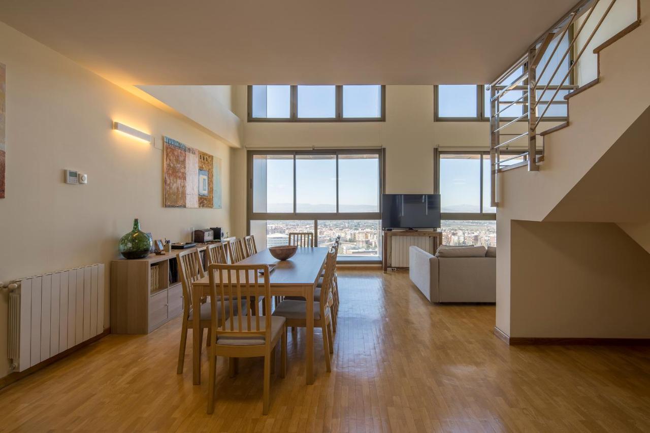 Atico Top Granada, Penthouse, 18-19Th Floor, City Centre, Views, Terrace, Free Parking Esterno foto